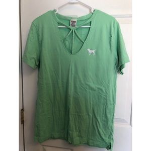 PINK shirt sleeve T-shirt